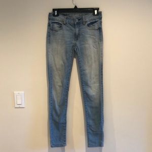 Super Stretch Skinny Blue Jeans